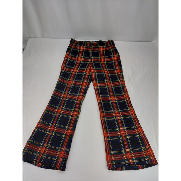 Vintage The Scotch House Tartan Plaid Wool Straight Leg Pants Mens 32x30 - Picture 10 of 12